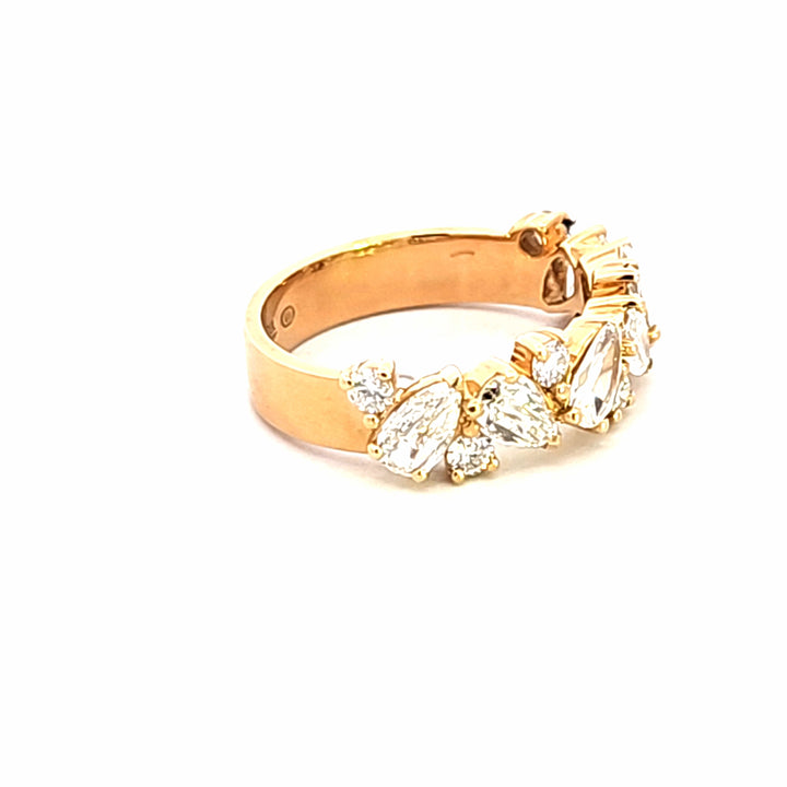 18KY Diamond Fashion Ring