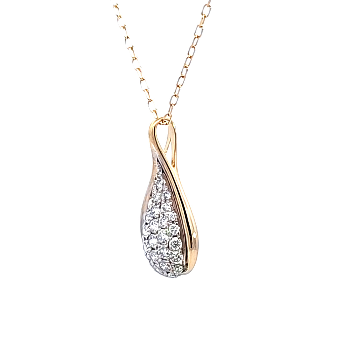 14KY Diamond Pendant