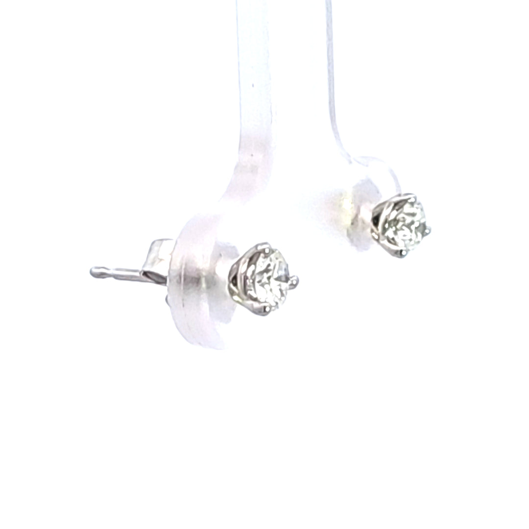 14KW 3/8 ctw Diamond Martini Stud Earrings