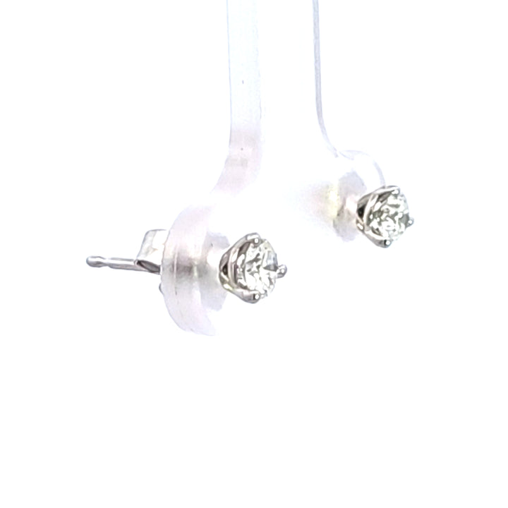 14KW 3/8 ctw Diamond Martini Stud Earrings