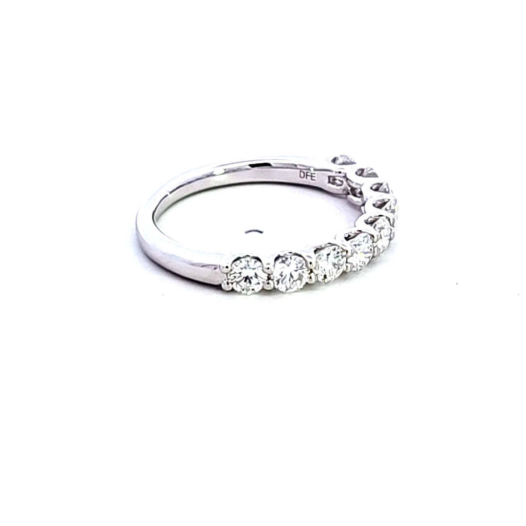 14KW Diamond Common Prong Wedding Band