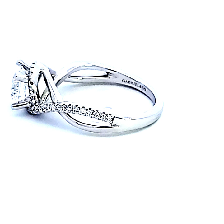 14KW Diamond Semi Mount Engagement Ring