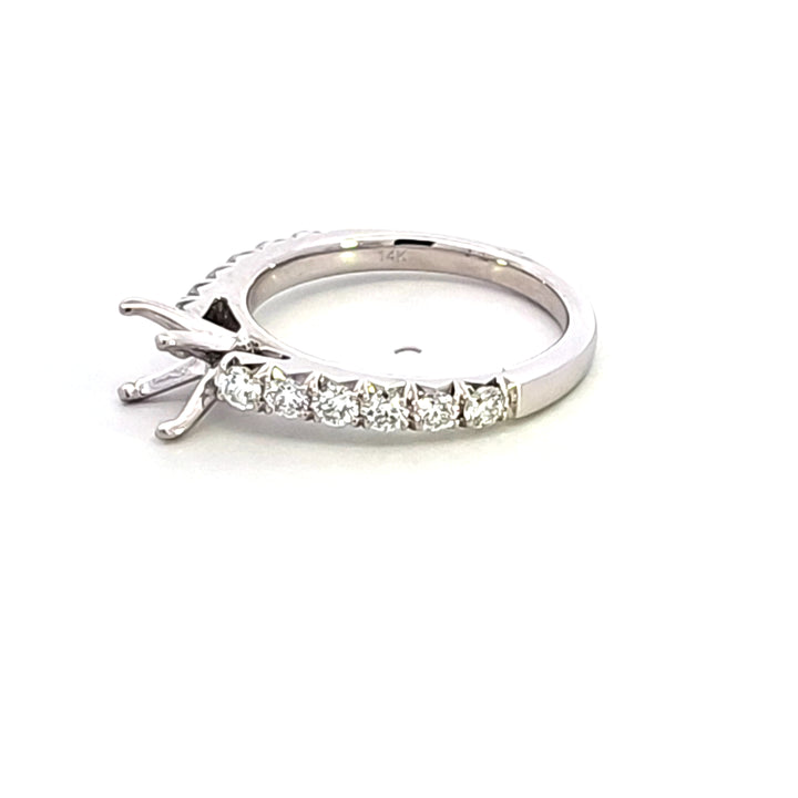 14KW Diamond Semi Mount Engagement Ring