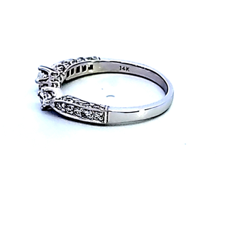 14KW Diamond Semi Mount Engagement  Ring
