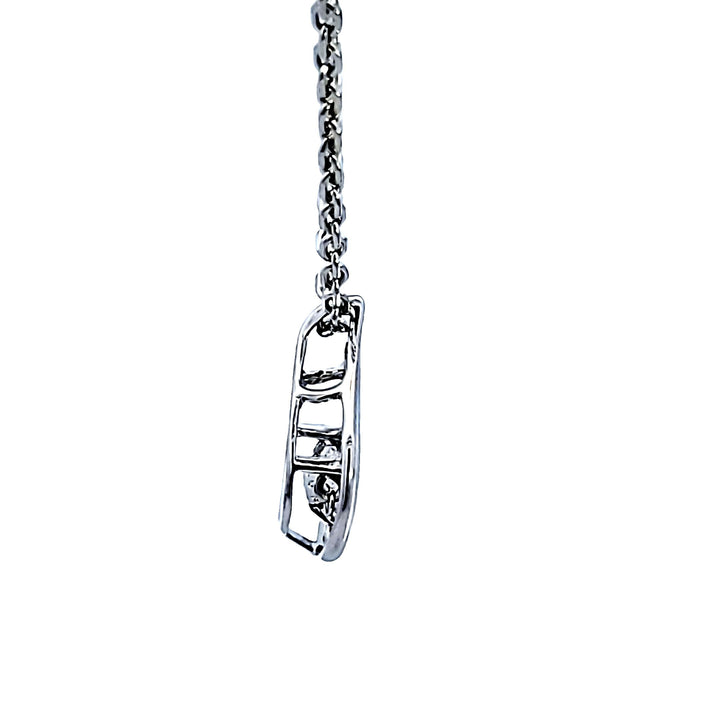 Sterling Silver Diamond Pendant