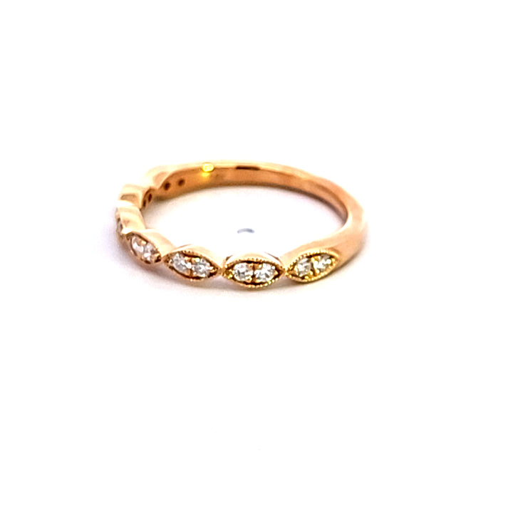 14KY Diamond Wedding Band