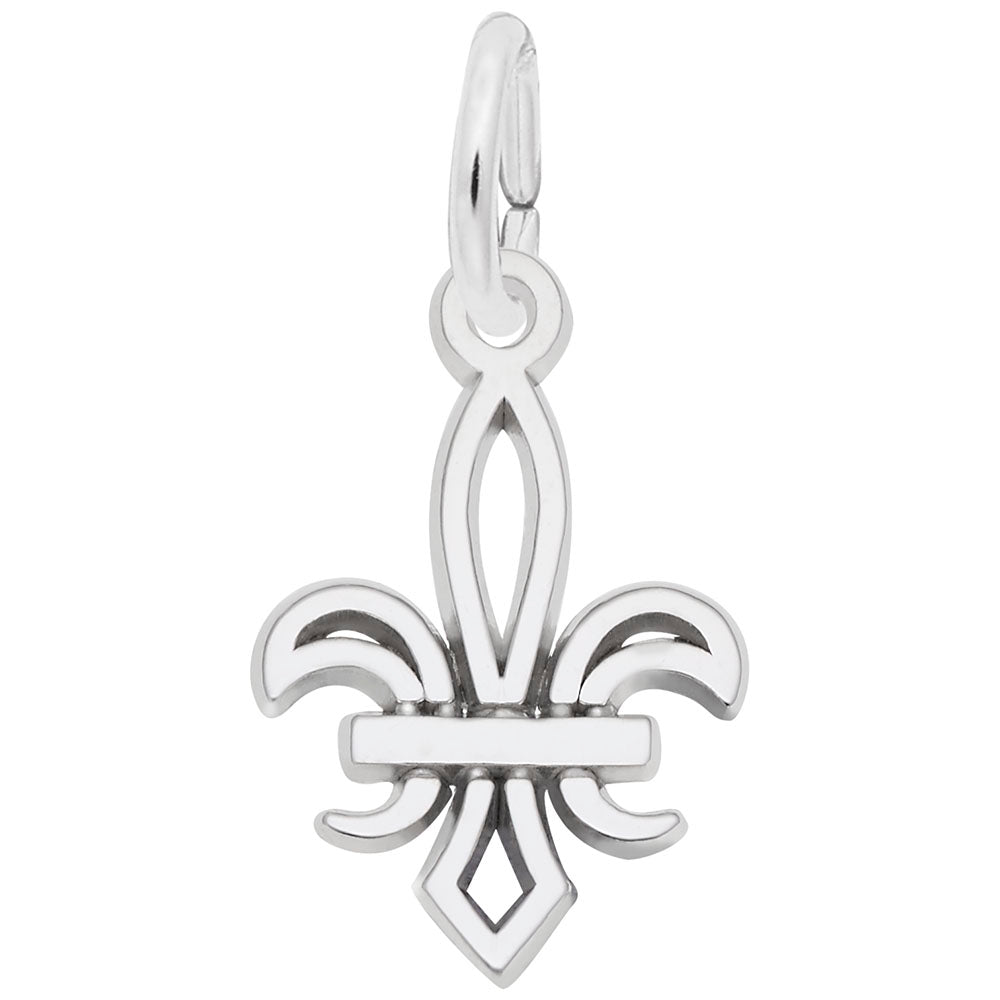 Sterling Silver Fleur De Lis Charm