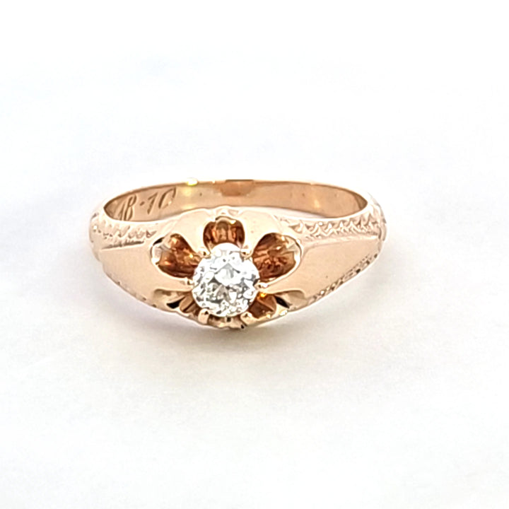 14KY Diamond Estate Ring