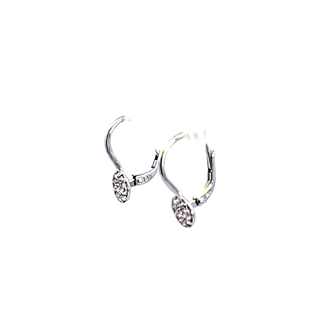 14KW Diamond Drop Earrings