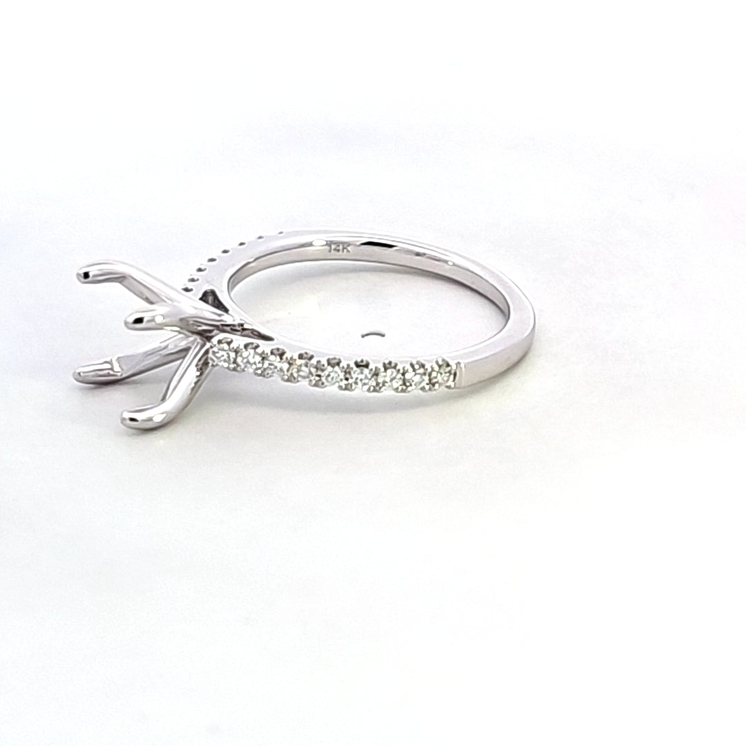 14KW Diamond Semi Mount Engagement Ring