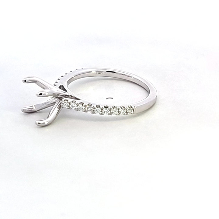 14KW Diamond Semi Mount Engagement Ring