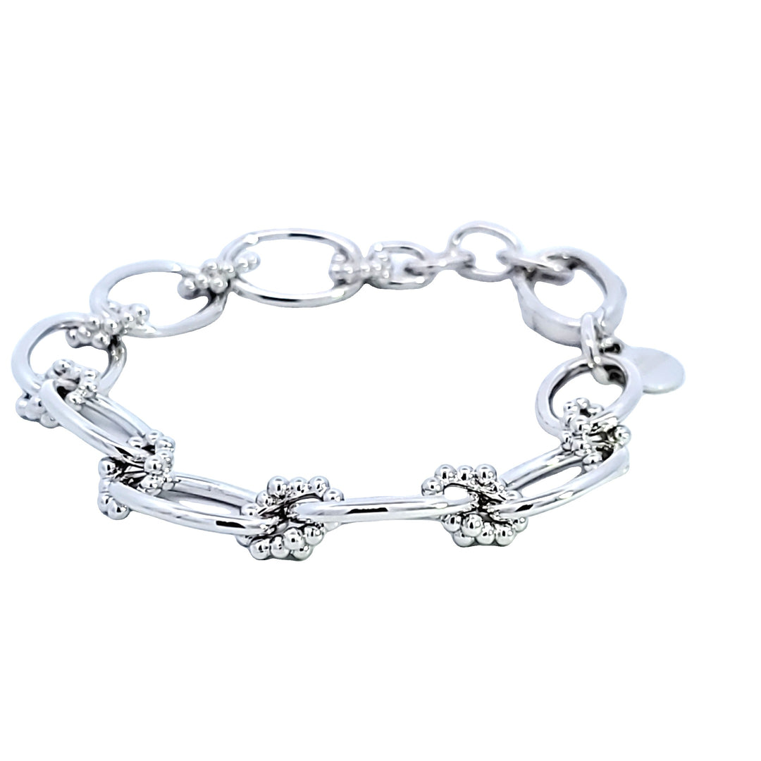 Sterling Silver Bujukan Link Bracelet