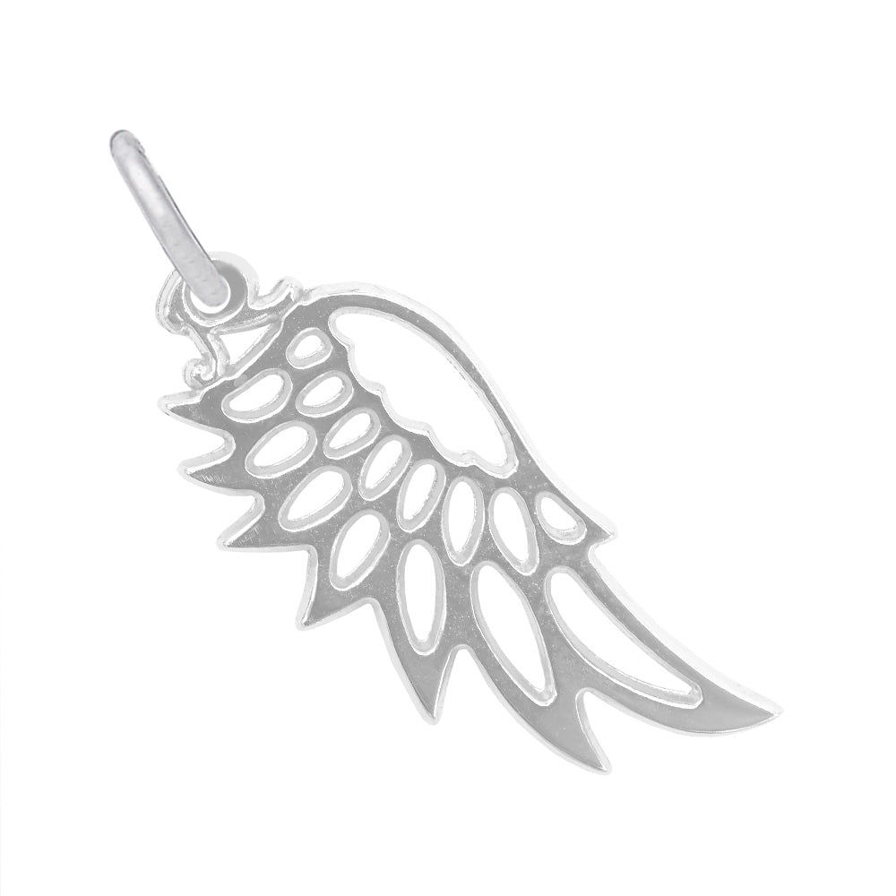 Sterling Silver Angel Wing Charm