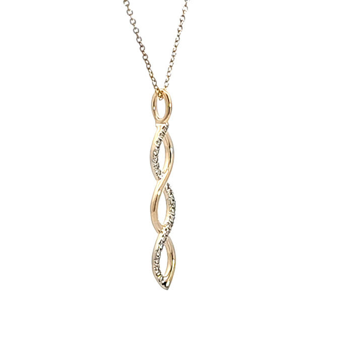 10KY Diamond Pendant
