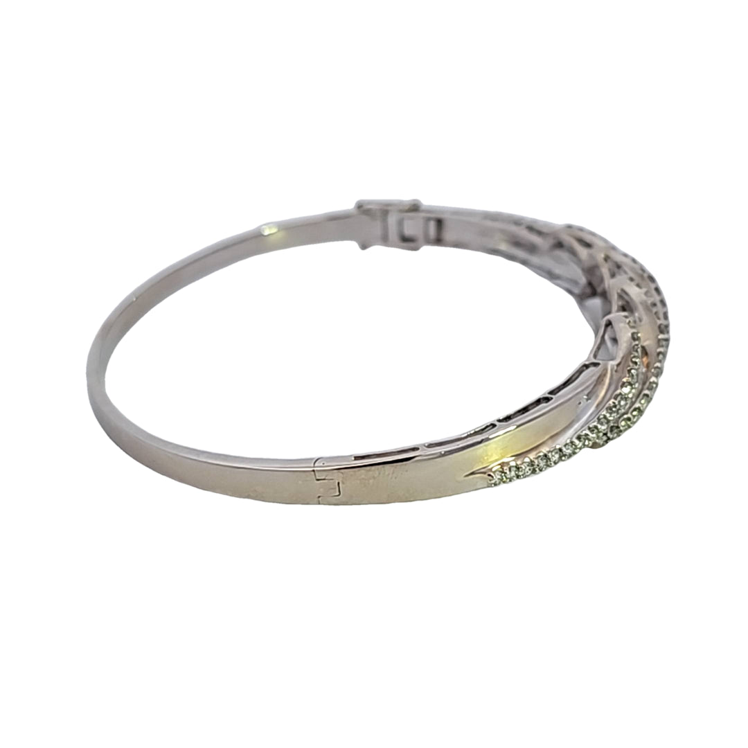 14KW Diamond Bangle Bracelet
