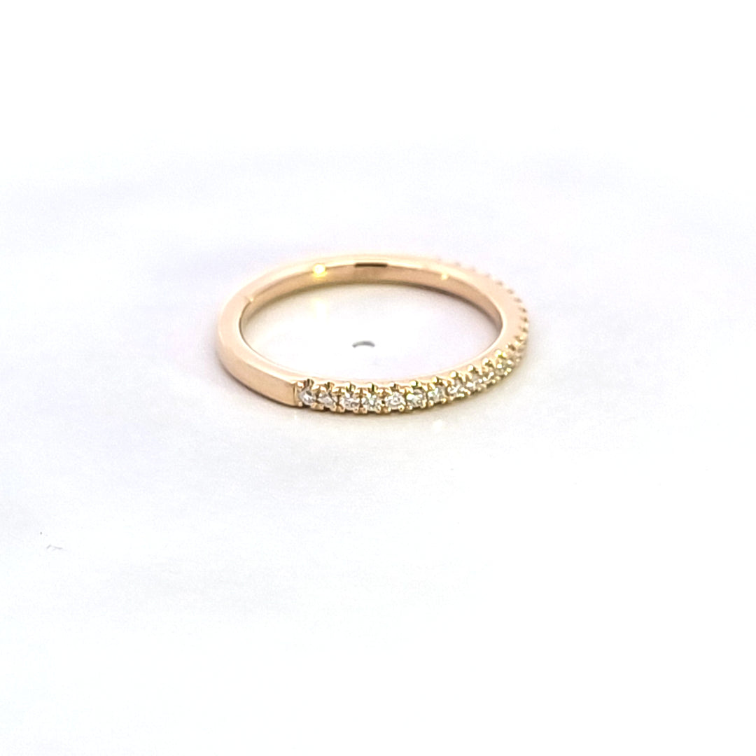 14KY Diamond Wedding Band