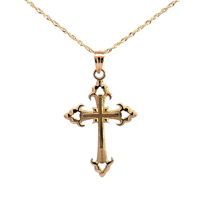 14KY Cross Charm