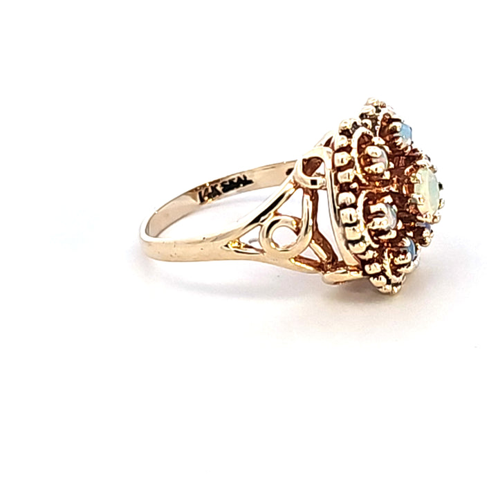14KY Opal Estate Ring