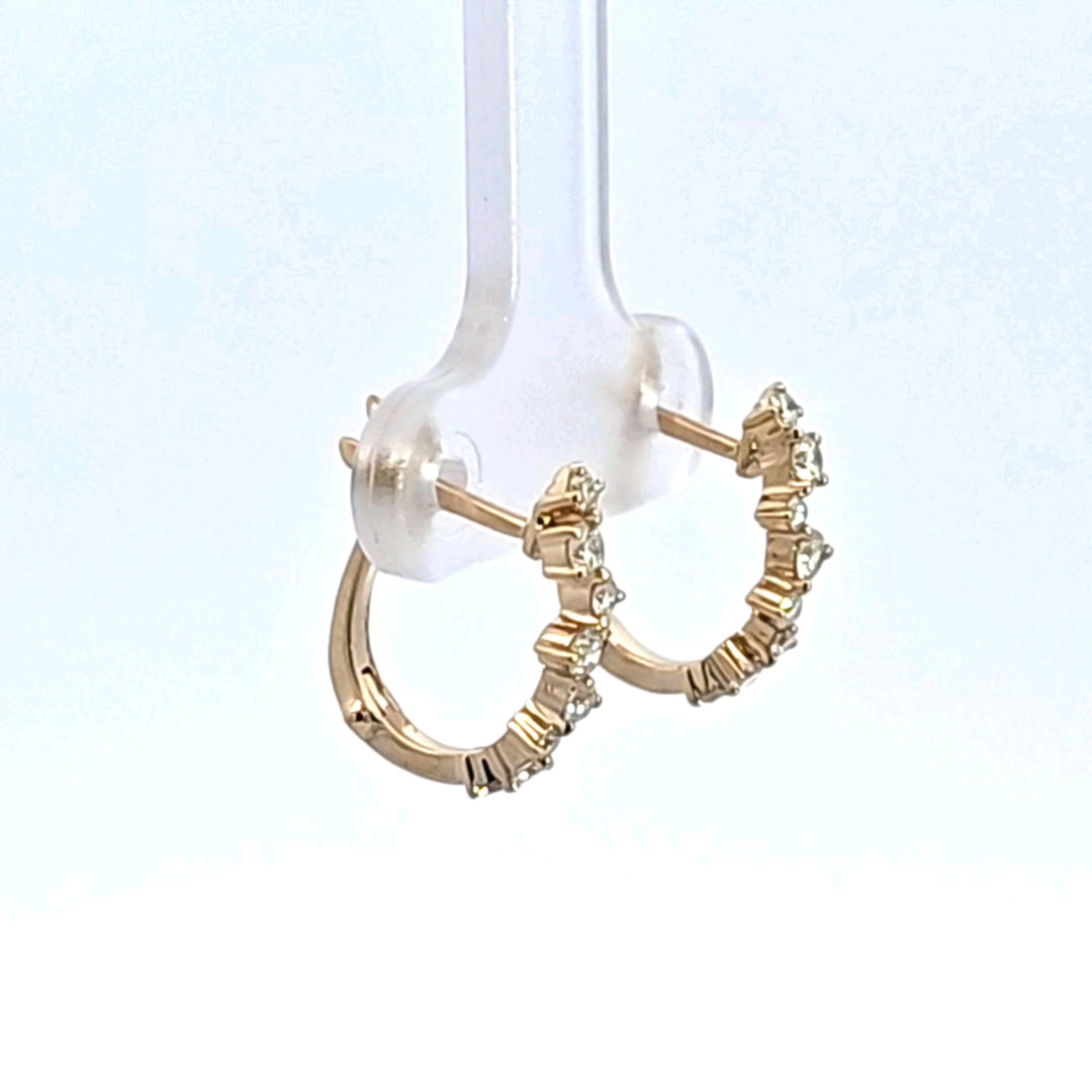 14KY Diamond Earrings