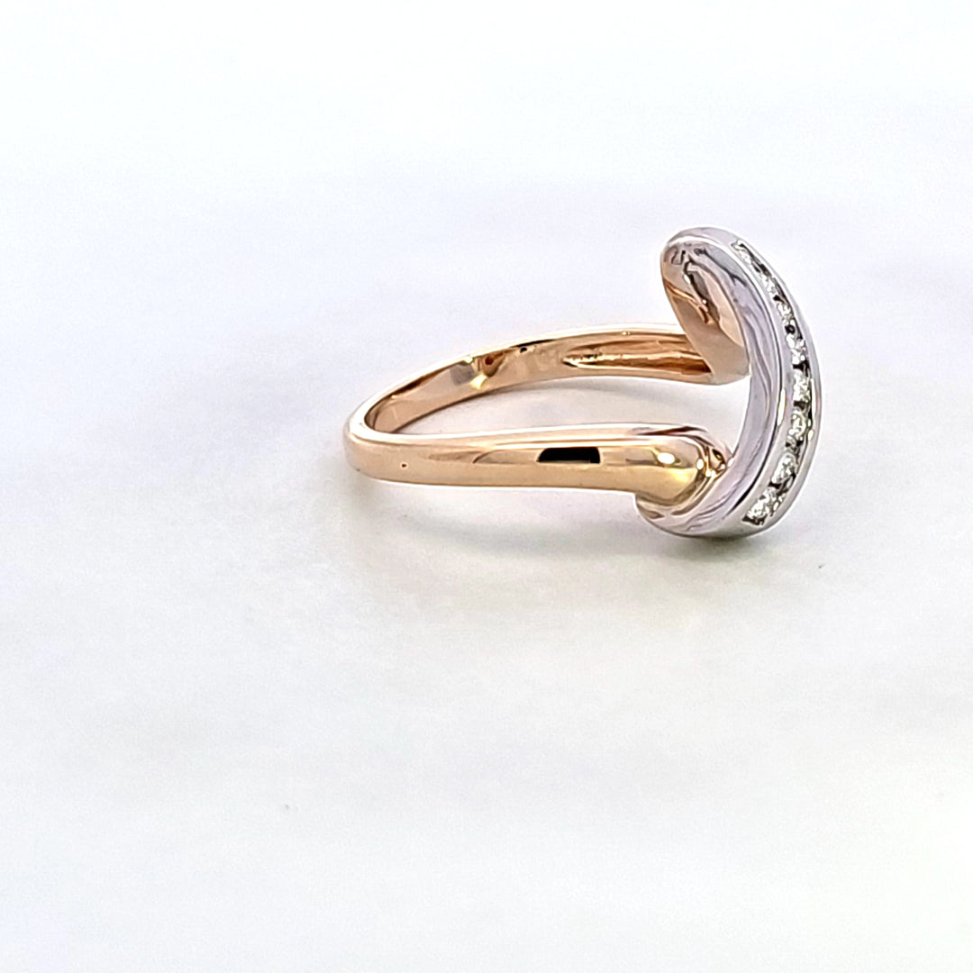 14KTT Diamond Estate Ring