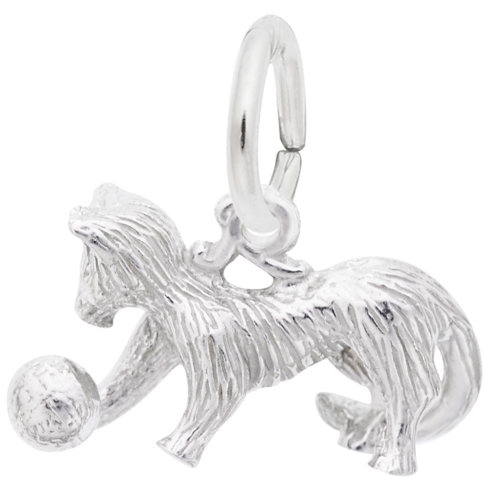 Sterling Silver Cat Charm
