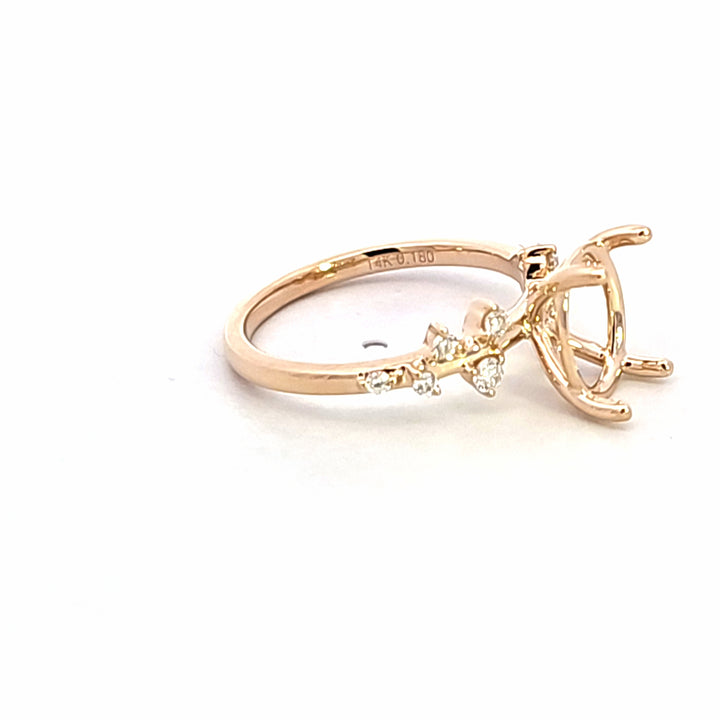 14KY Diamond Semi Mount Engagement Ring