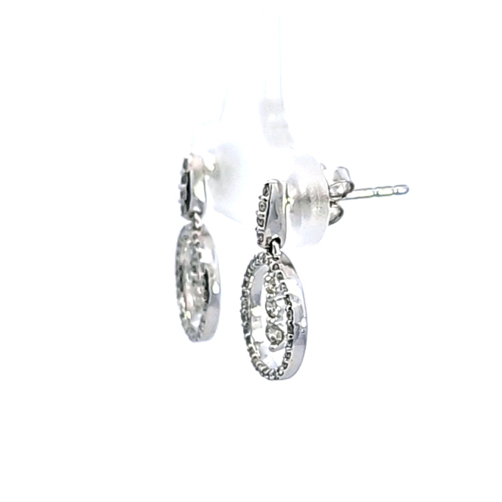 14KW Diamond Earrings