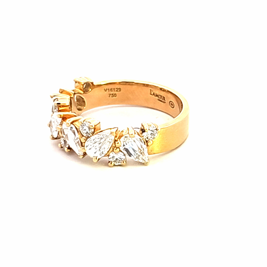18KY Diamond Fashion Ring