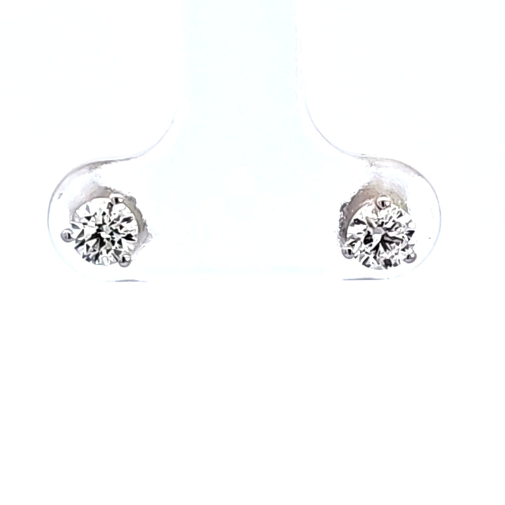 14KW 5/8 ctw Diamond Martini Earrings