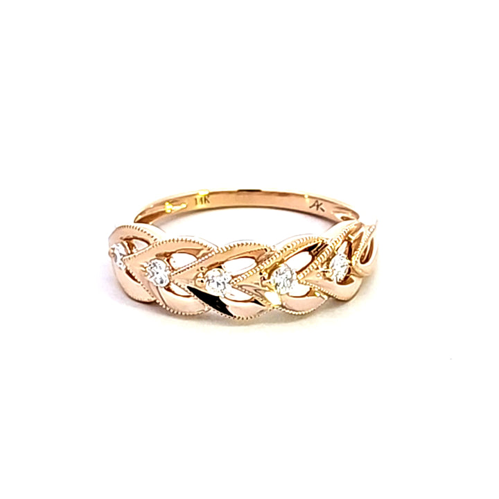 14KY Diamond Band