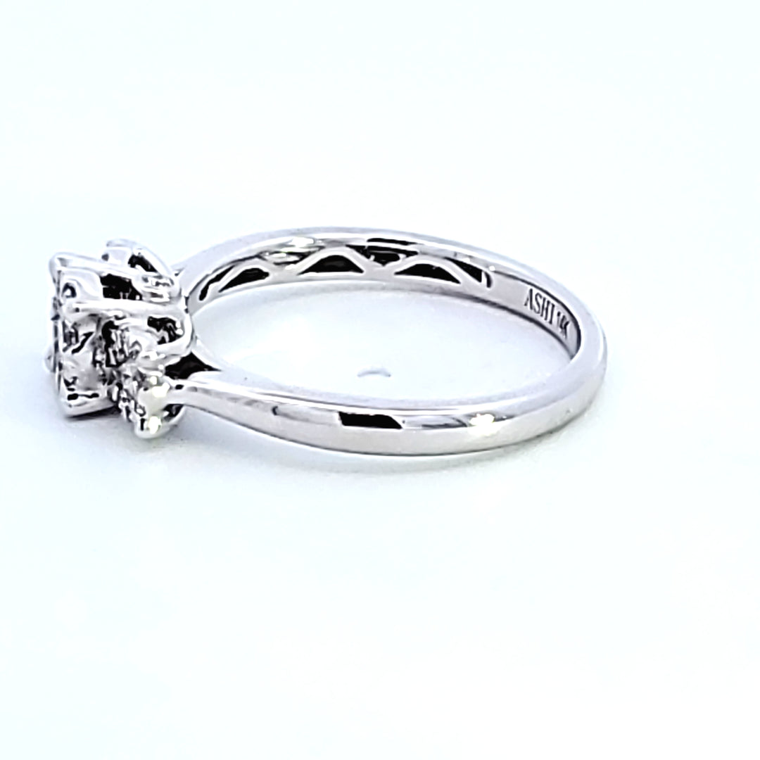 14KW "Lovebright" Diamond Engagement Ring