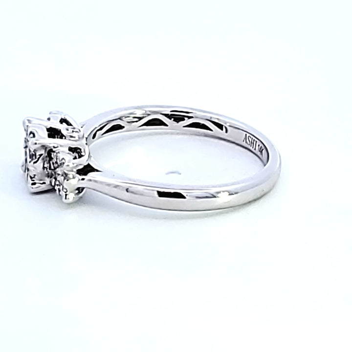 14KW "Lovebright" Diamond Engagement Ring