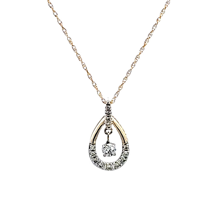 14KY Diamond Pendant