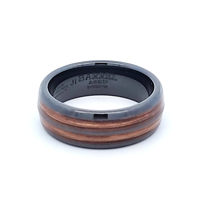 Black Ceramic Barrel Aged Collection Band