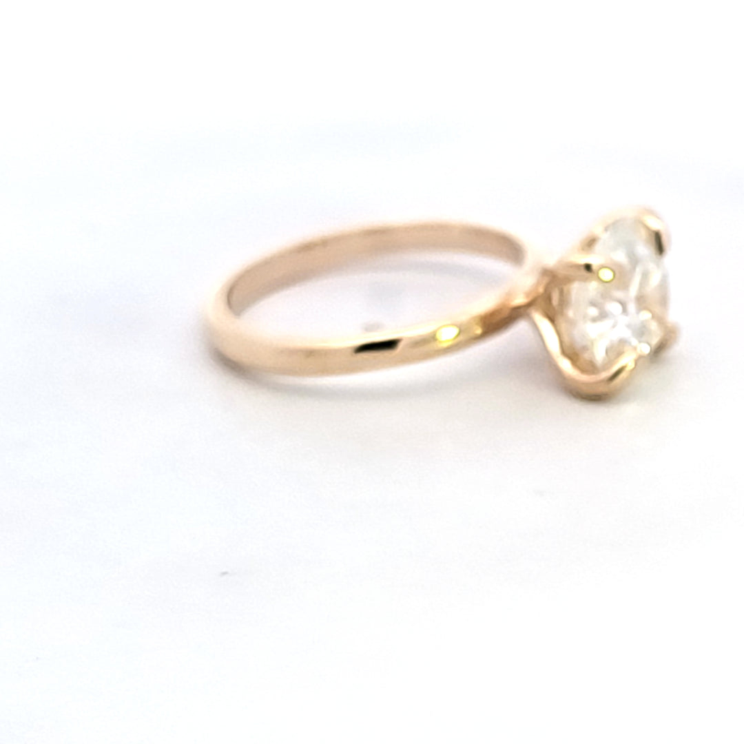 14KY Lab Grown Diamond Engagement Ring