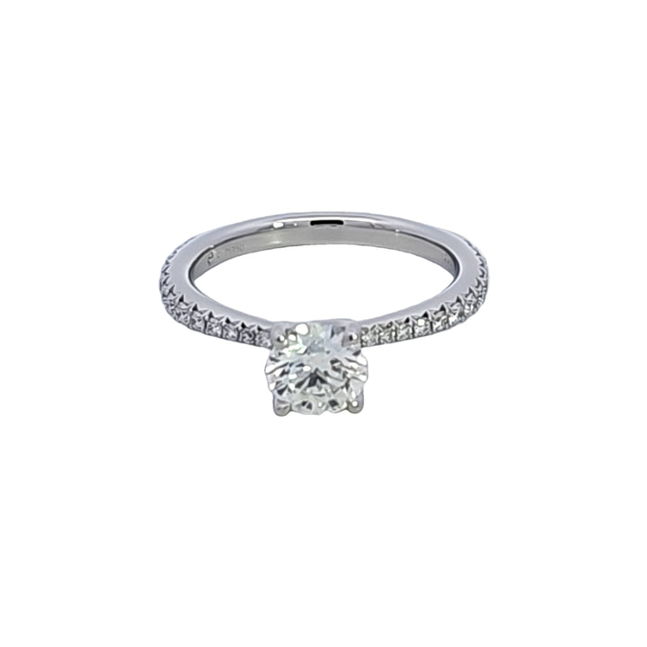 Platinum Hearts on Fire Diamond Engagement Ring