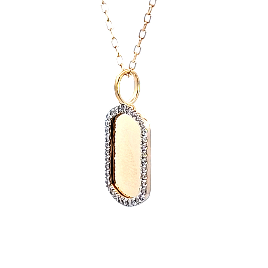 14KY Diamond Pendant