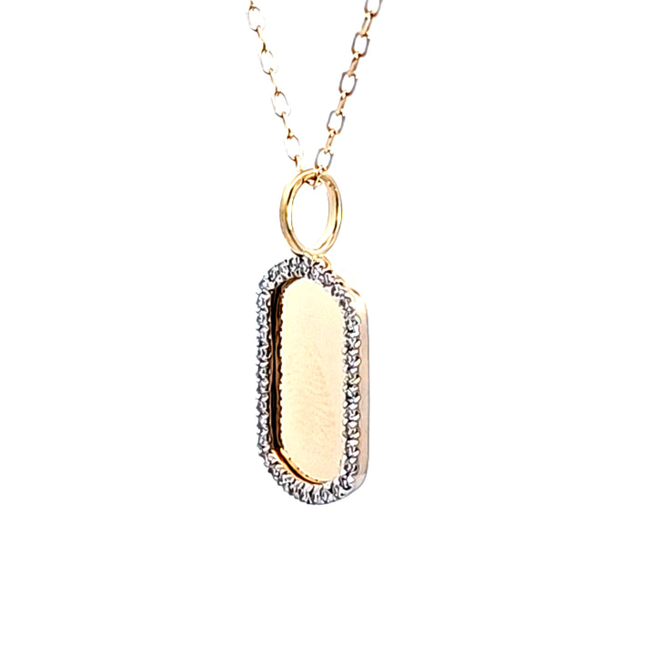 14KY Diamond Pendant