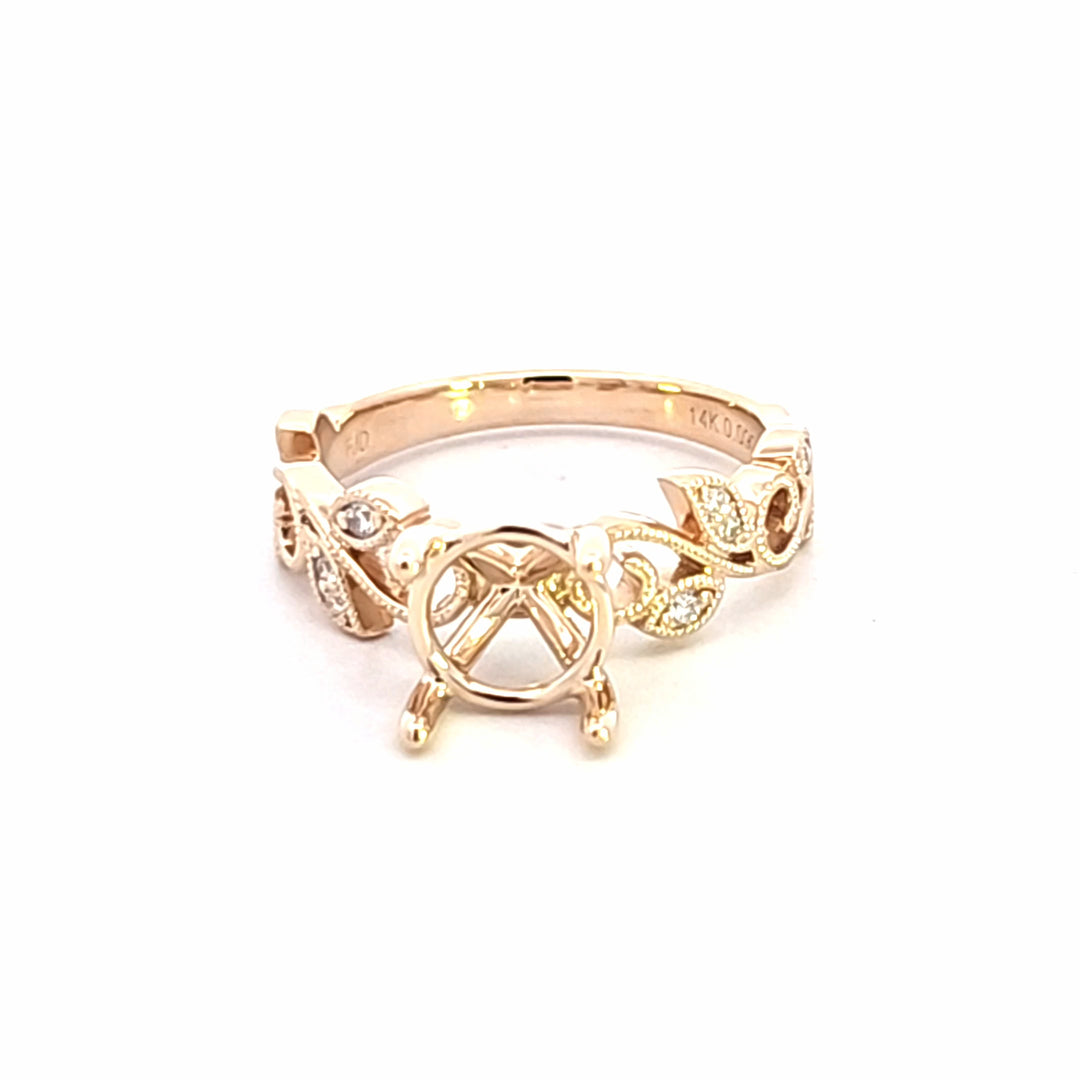 Diamond Semi-Mount Ring