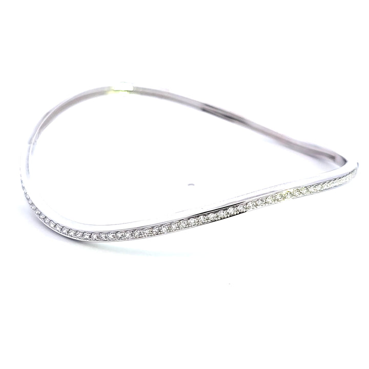 14KW Diamond Bangle Bracelet