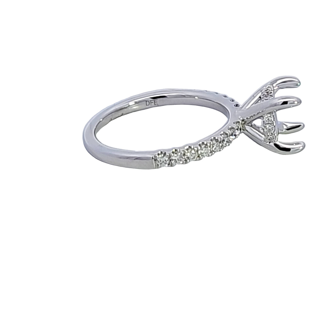 14KW Diamond Semi Mount Engagement Ring