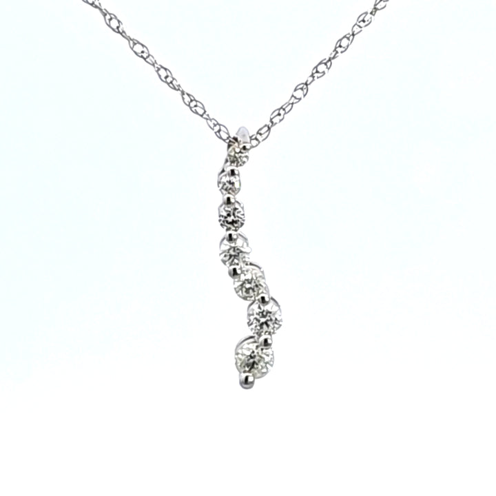 14KW Diamond Estate Pendant