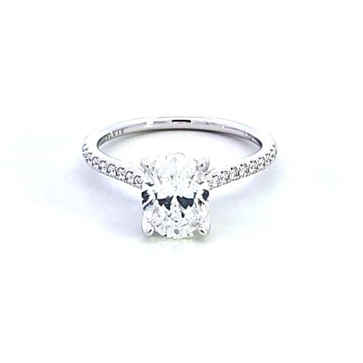 14KW Diamond Semi Mount Engagement Ring