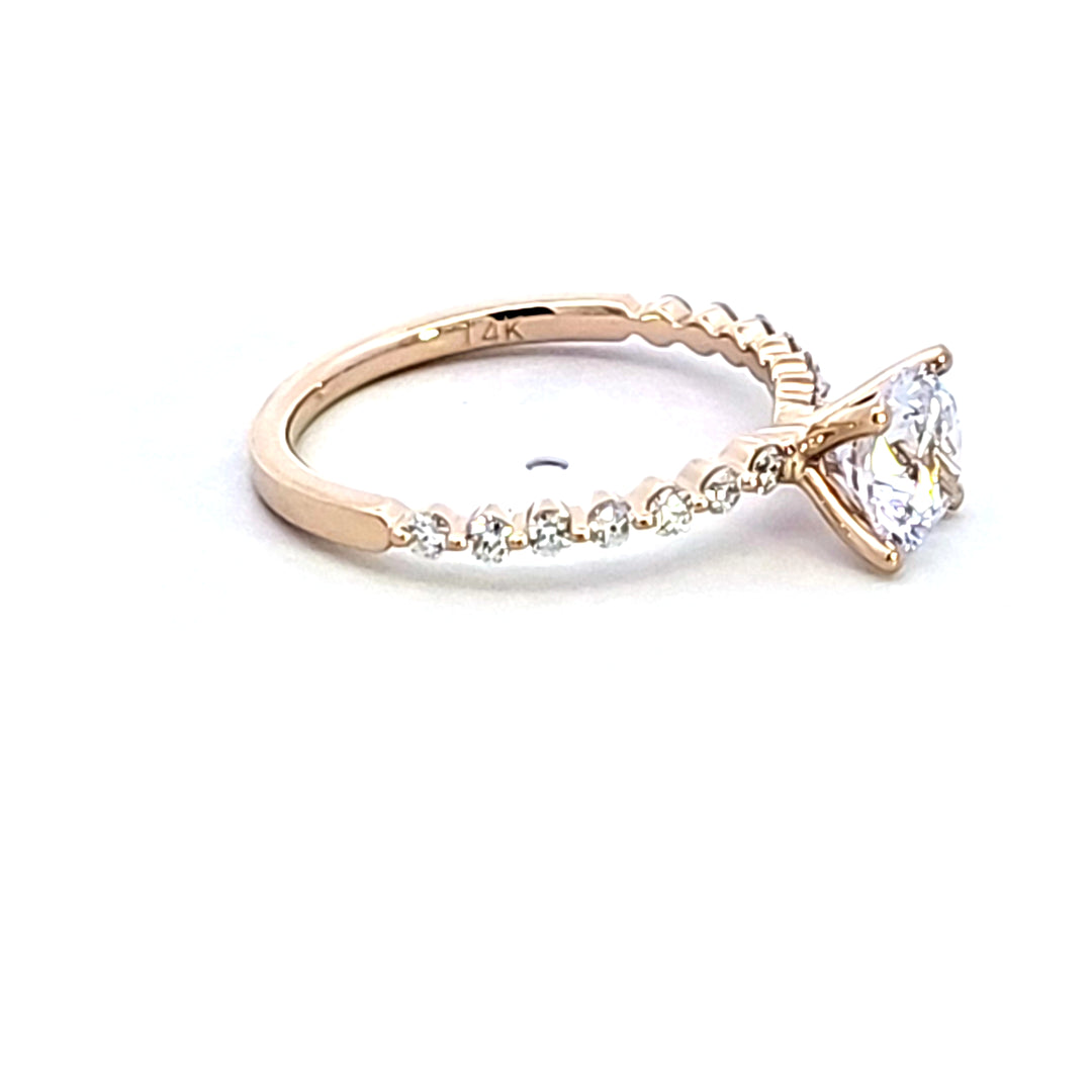14KY Diamond Semi Mount Engagement Ring