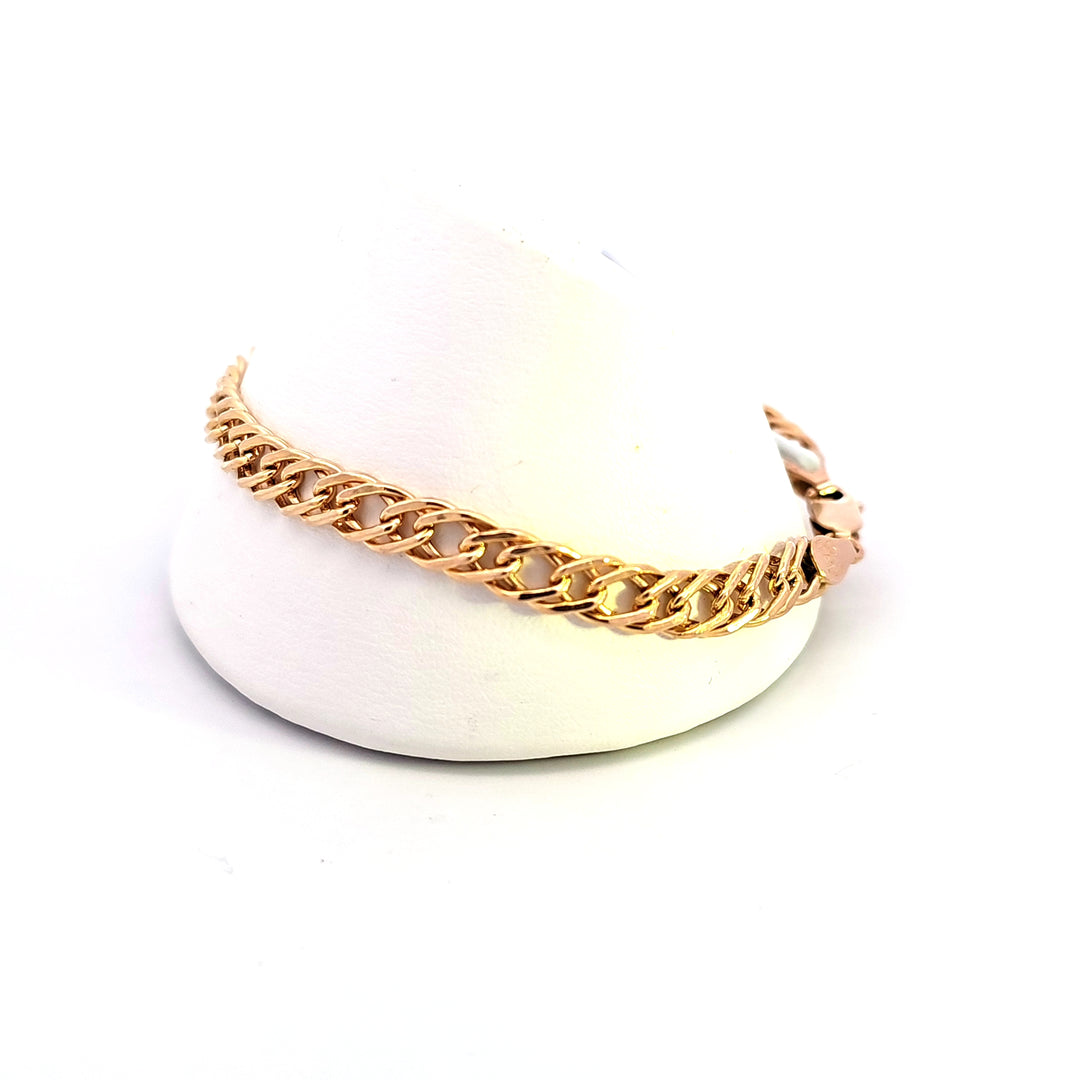 10KY 7" Open Link Estate Bracelet