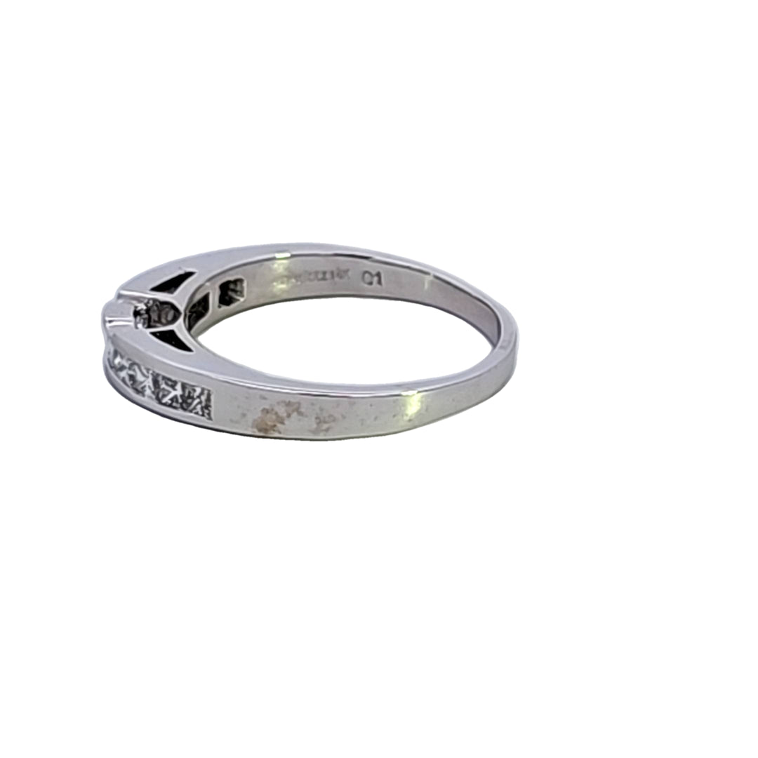 14KW Diamond Channel Set Wedding Band