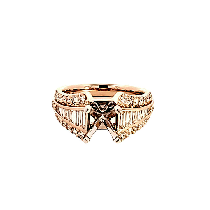 14KY Diamond Semi Mount Engagement Ring