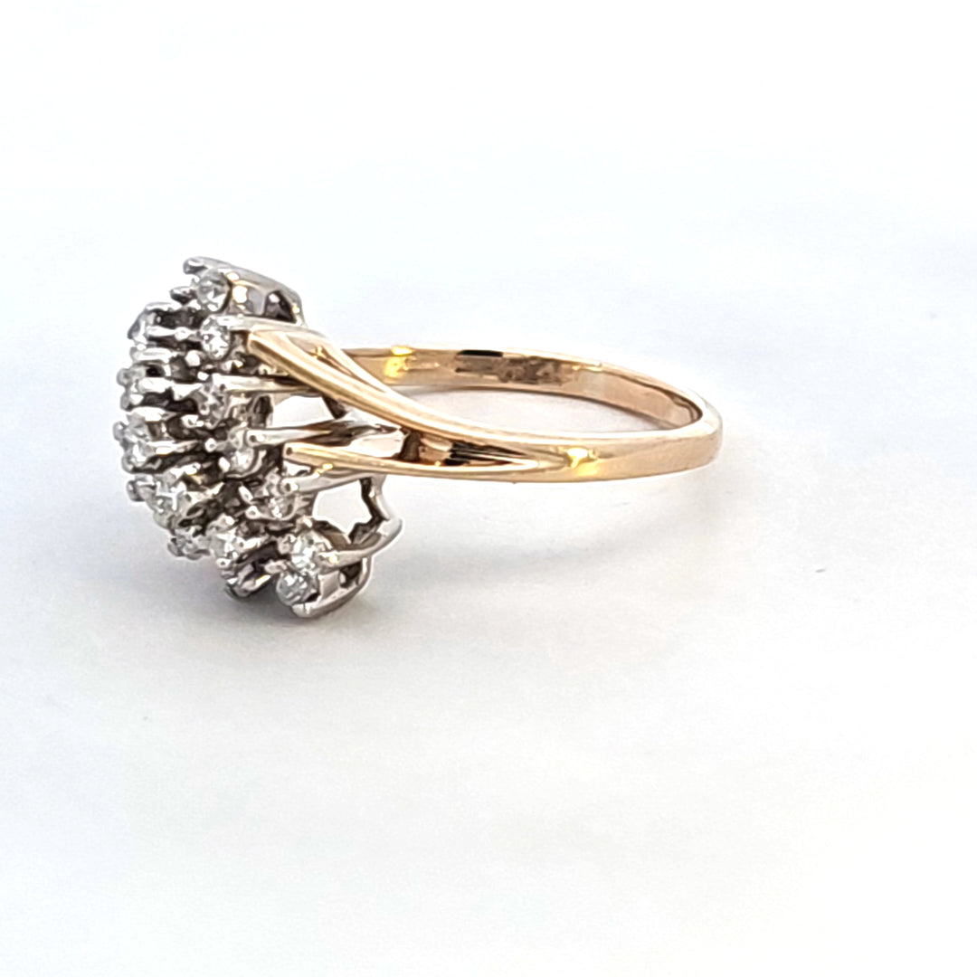 14KY Diamond Estate Ring