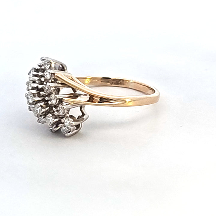 14KY Diamond Estate Ring