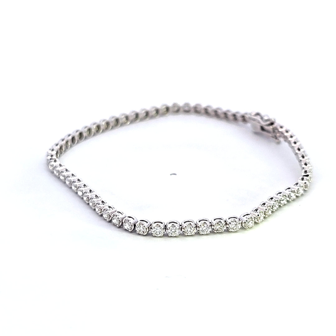 14KW Diamond Tennis Bracelet